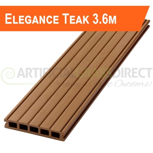 Elegance Teak Composite Decking 3.6m