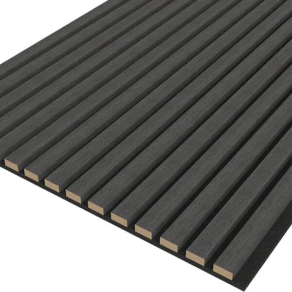 Black Acoustic Wood Wall Panel - Image 2