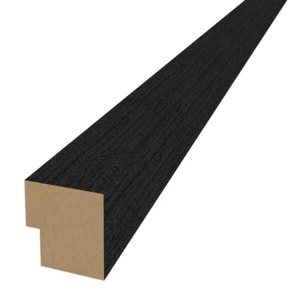 Black Acoustic Wood End Trim