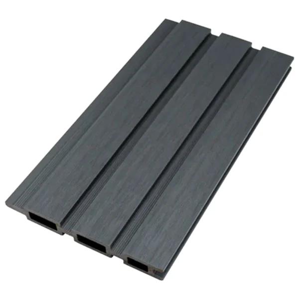 Grey Co-Extrusion Slatted Fencing Sample