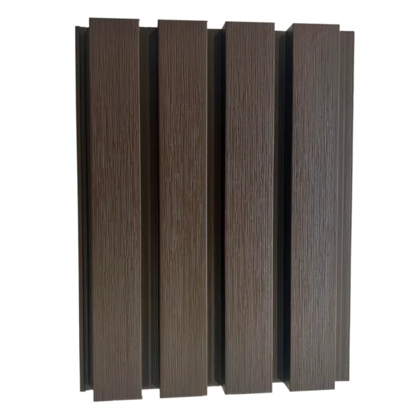 Red Brown Slatted Cladding Series 1 Sample